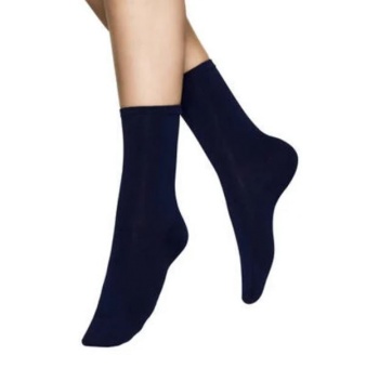 Ankelsocka, bomull 1-pack marine